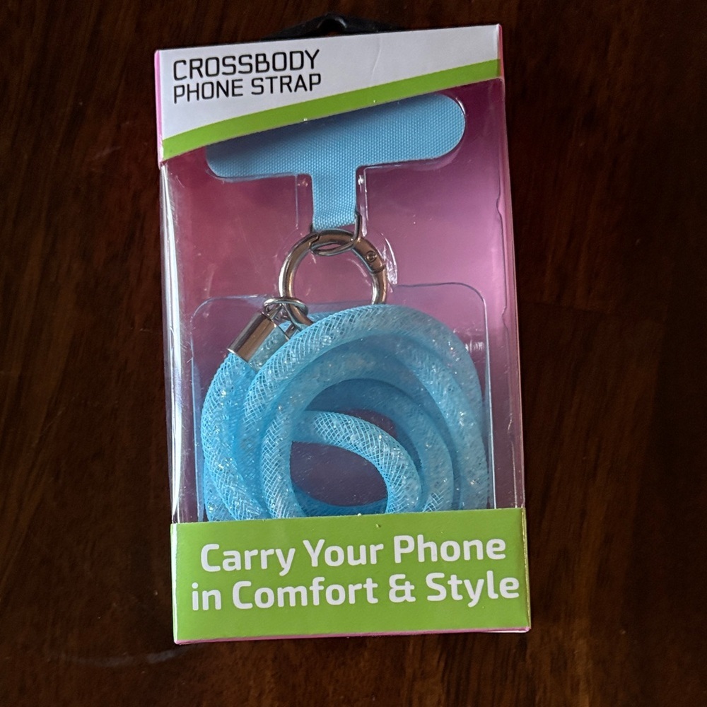 Crossbody Phone Strap - Sky Blue